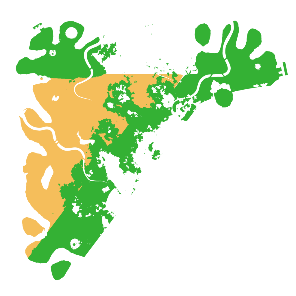Biome Rust Map: Procedural Map, Size: 4500, Seed: 5618372