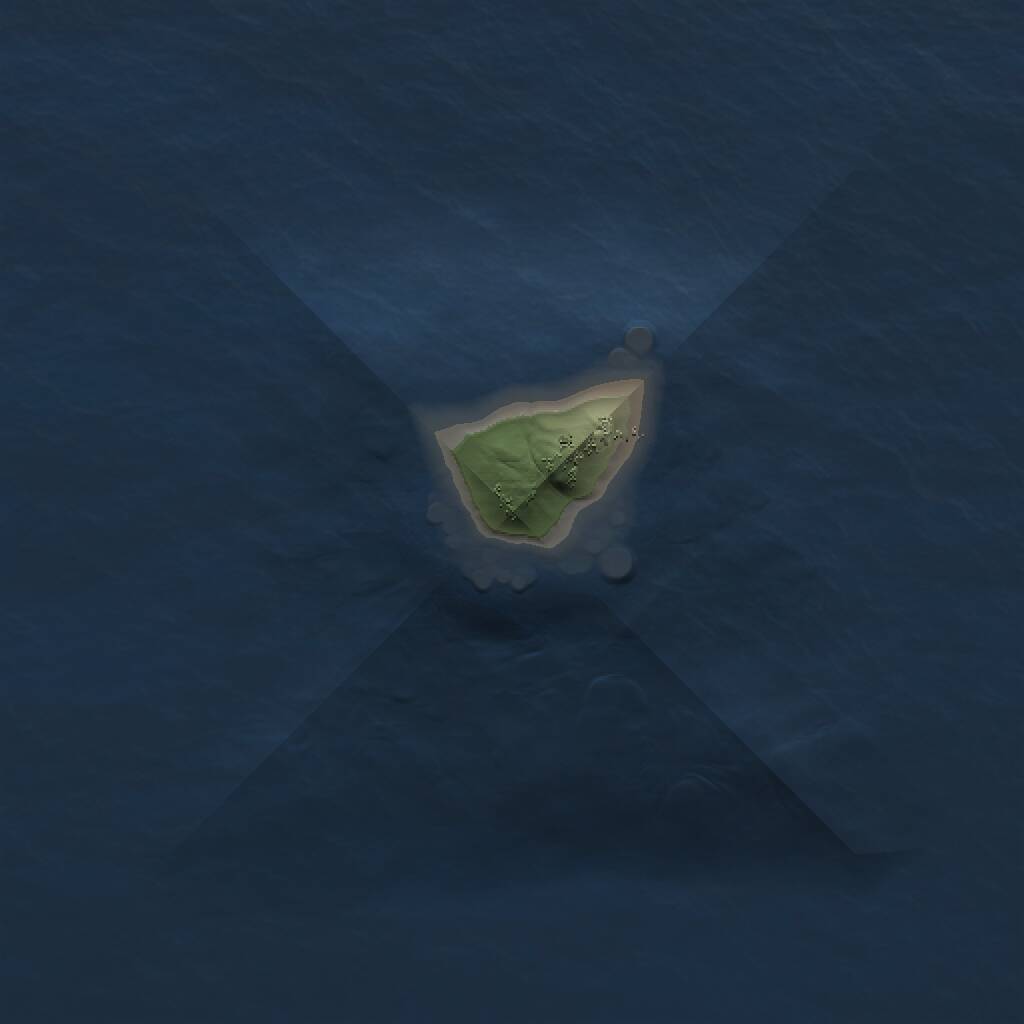 Rust Map: Procedural Map, Size: 1000, Seed: 1228594631, 1 Monuments