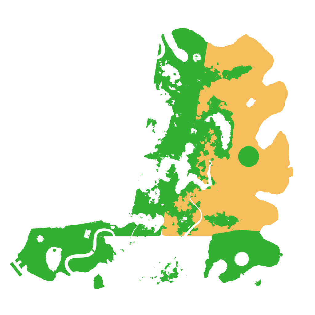 Biome Rust Map: Procedural Map, Size: 4000, Seed: 9237