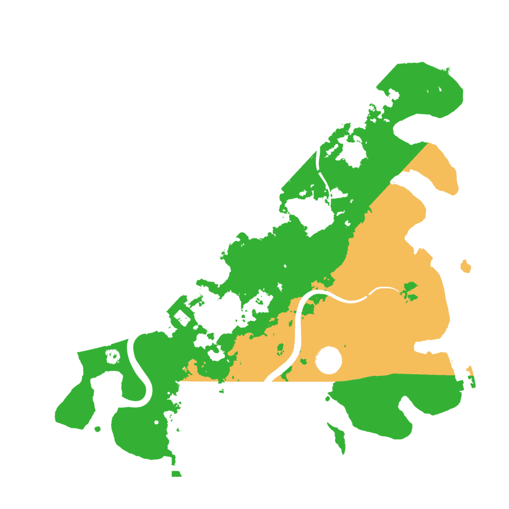 Biome Rust Map: Procedural Map, Size: 3500, Seed: 58367358