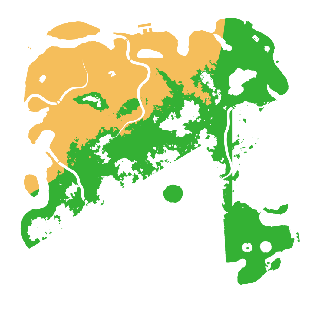 Biome Rust Map: Procedural Map, Size: 4750, Seed: 351700168