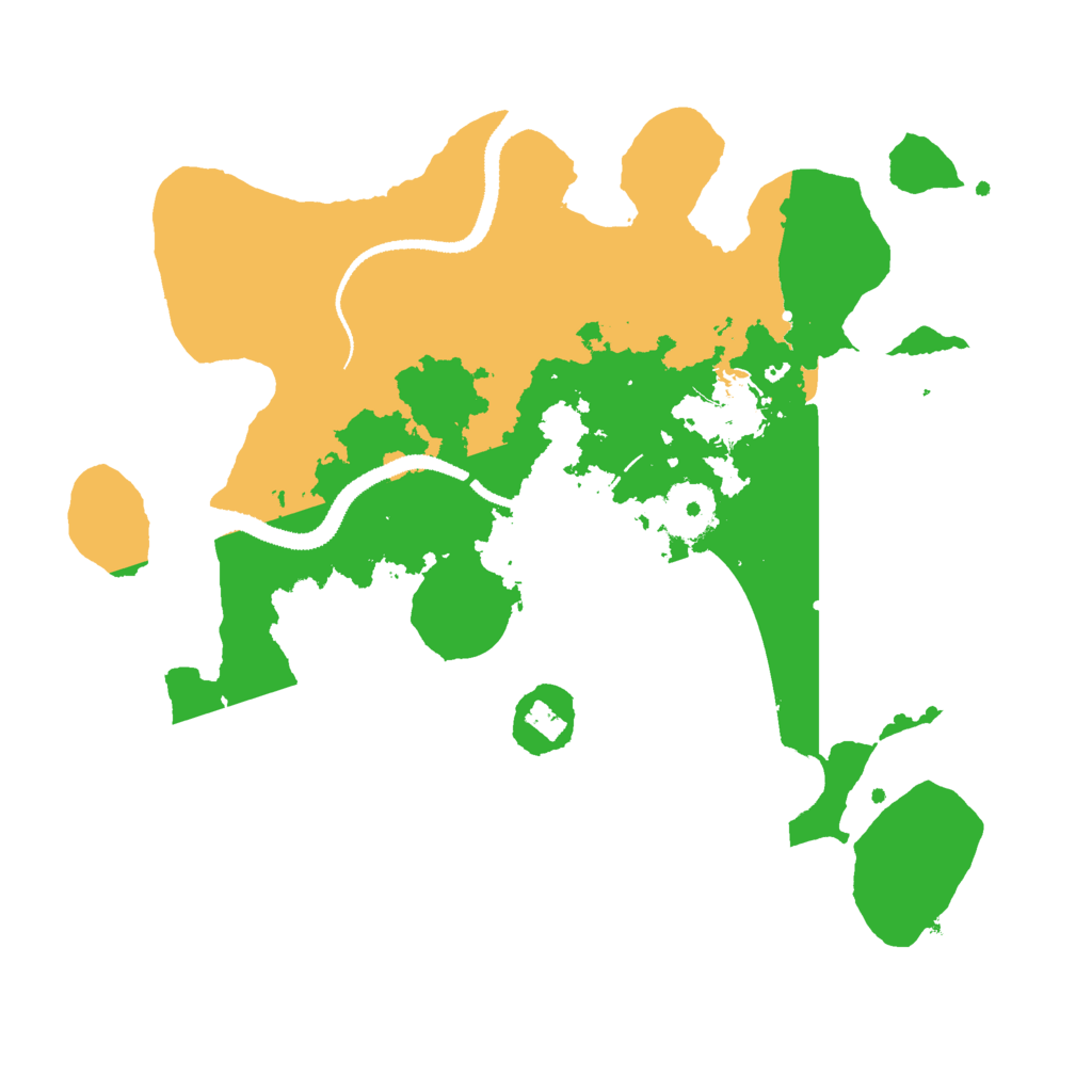 Biome Rust Map: Procedural Map, Size: 3000, Seed: 78433