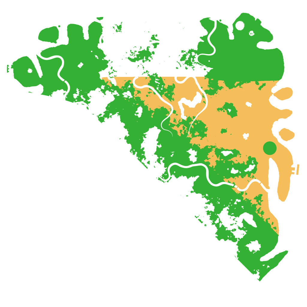 Biome Rust Map: Procedural Map, Size: 6000, Seed: 834258400