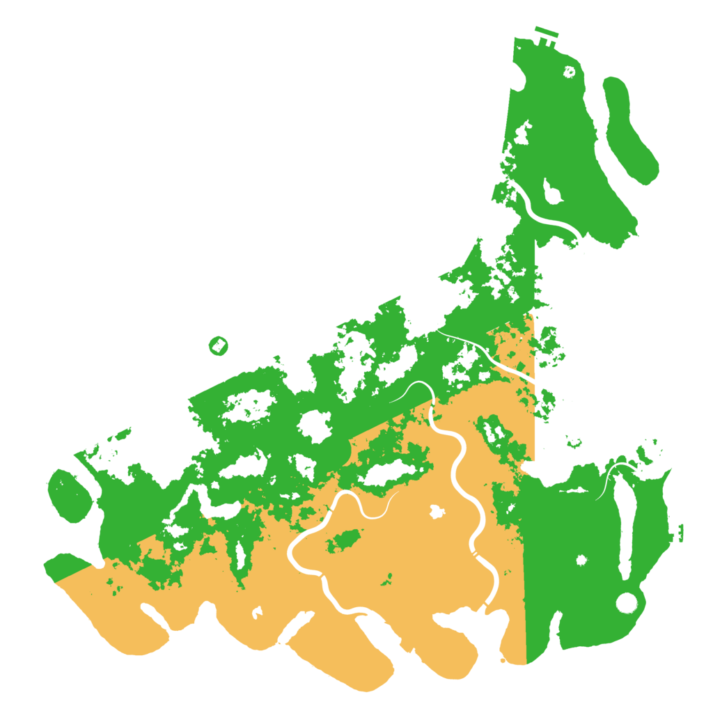 Biome Rust Map: Procedural Map, Size: 6000, Seed: 105787904