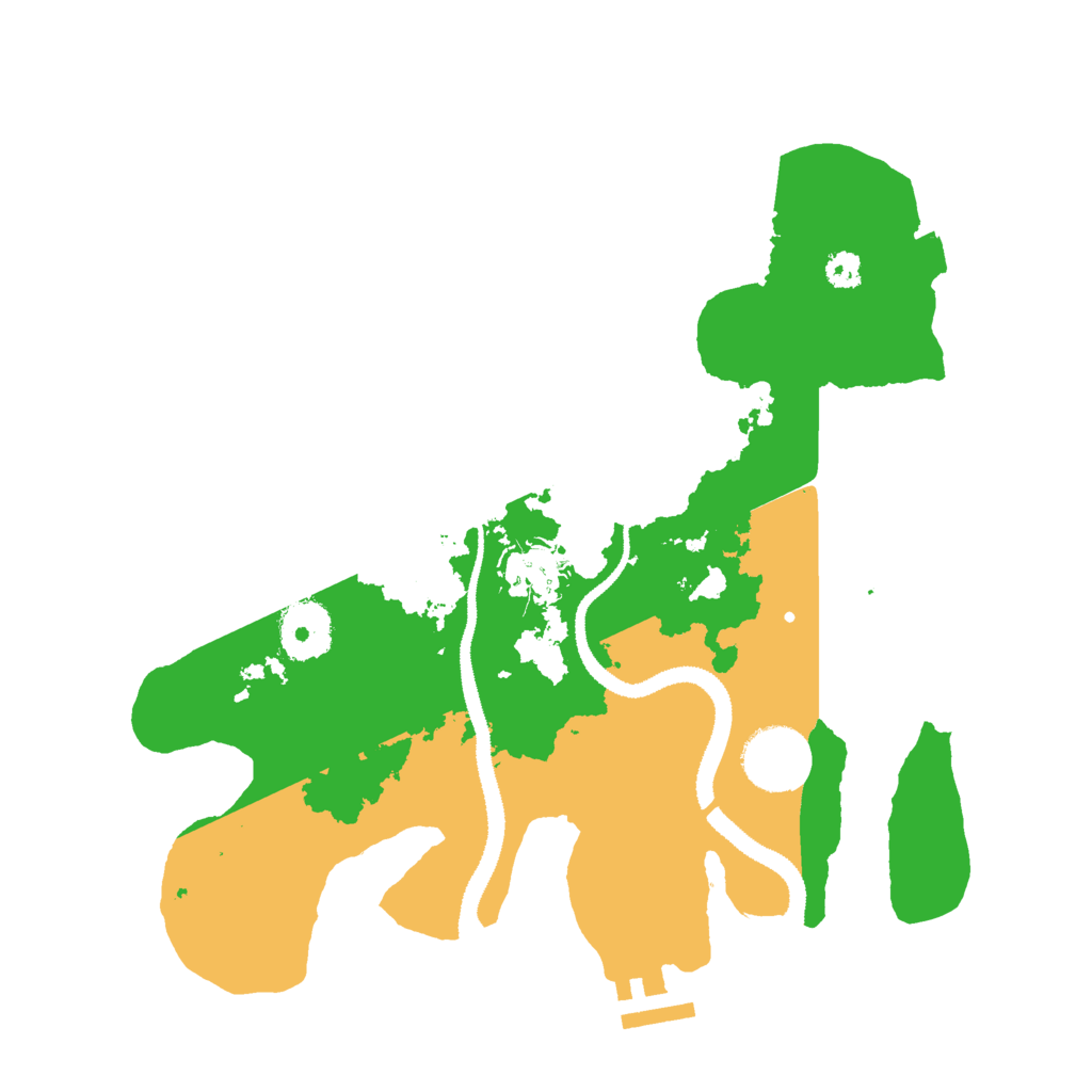 Biome Rust Map: Procedural Map, Size: 3000, Seed: 2038010258