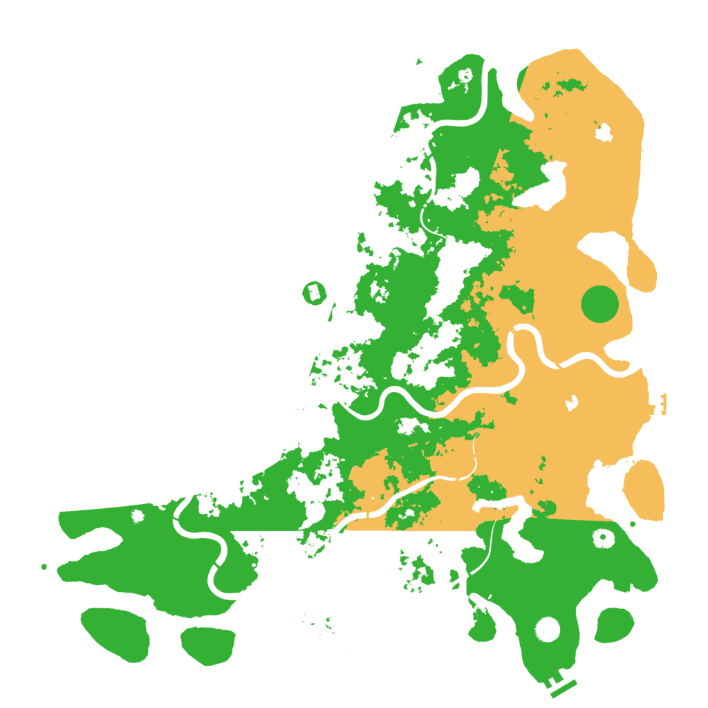 Biome Rust Map: Procedural Map, Size: 5000, Seed: 1748017749