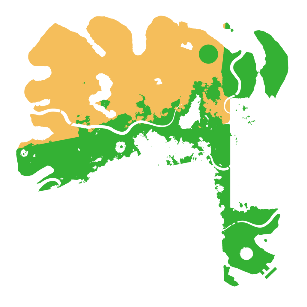 Biome Rust Map: Procedural Map, Size: 4250, Seed: 1953981981
