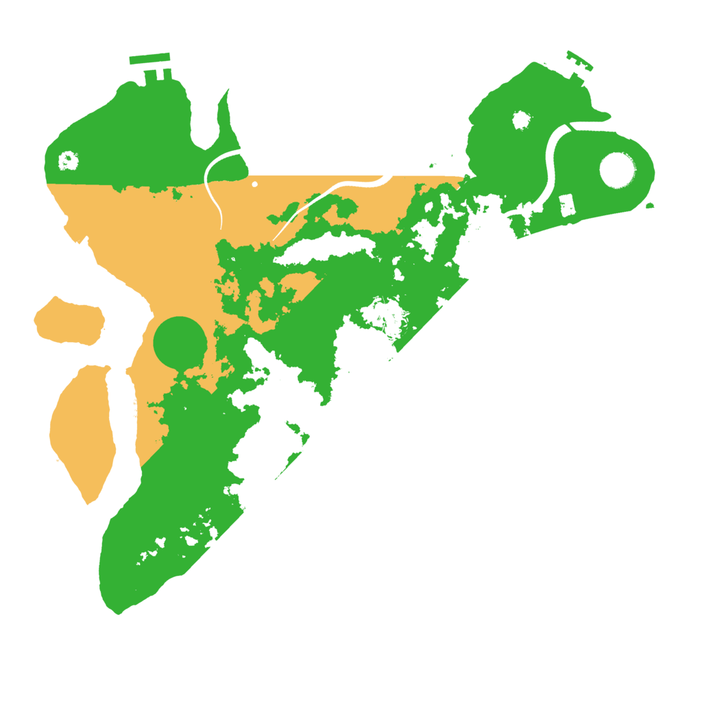 Biome Rust Map: Procedural Map, Size: 3500, Seed: 890579007