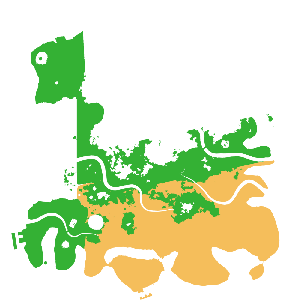 Biome Rust Map: Procedural Map, Size: 3750, Seed: 1178836590
