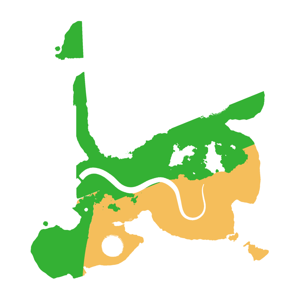 Biome Rust Map: Procedural Map, Size: 2500, Seed: 1404812945