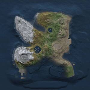 Thumbnail Rust Map: Procedural Map, Size: 1950, Seed: 12, 5 Monuments