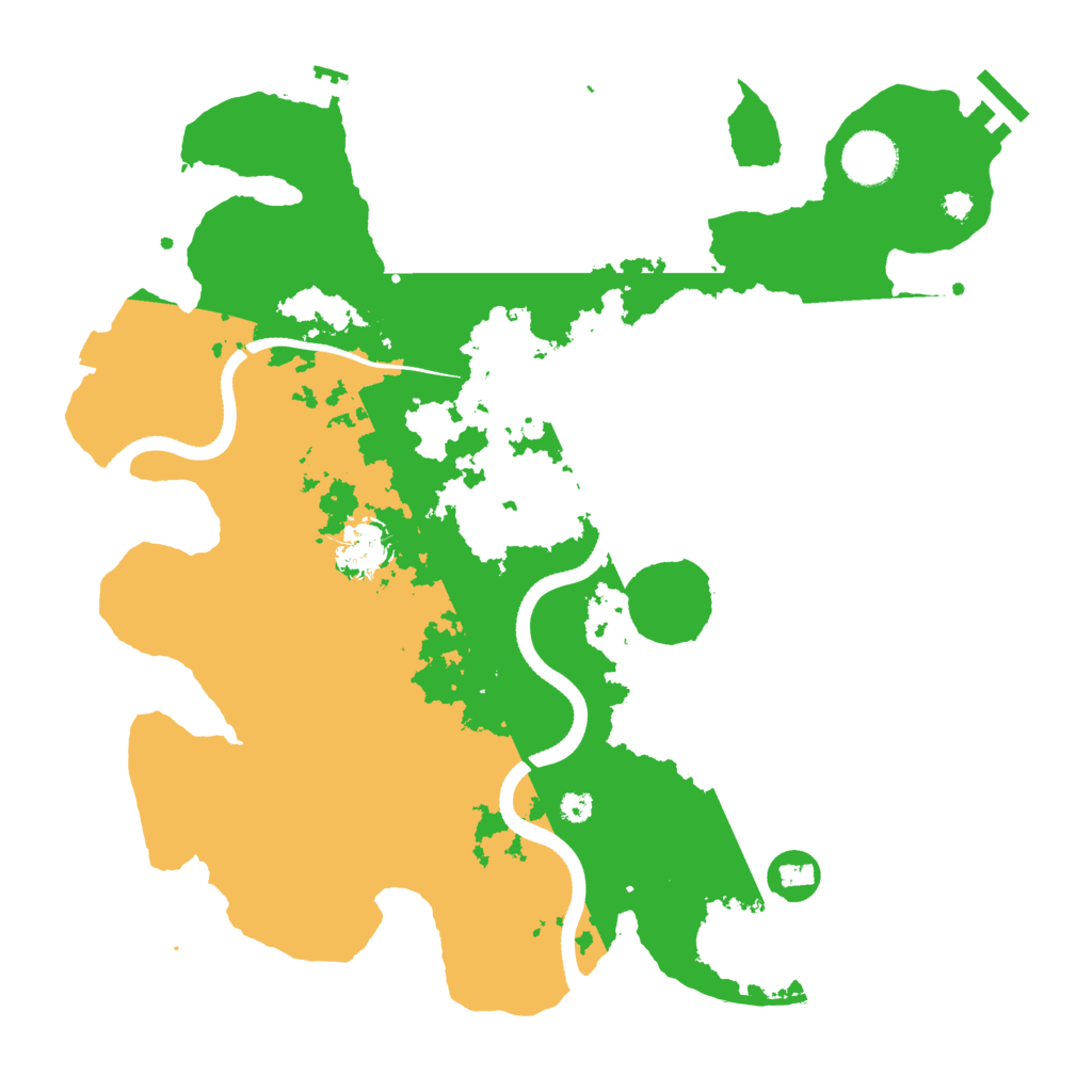 Biome Rust Map: Procedural Map, Size: 3500, Seed: 788892078