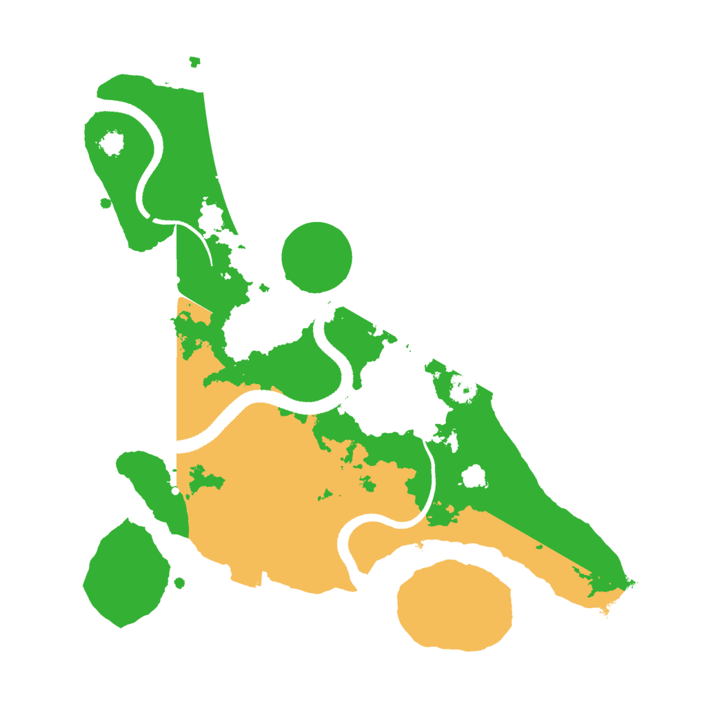 Biome Rust Map: Procedural Map, Size: 2650, Seed: 3333
