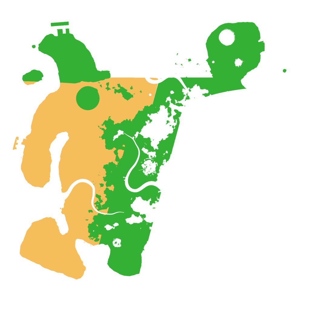 Biome Rust Map: Procedural Map, Size: 3500, Seed: 1859108308