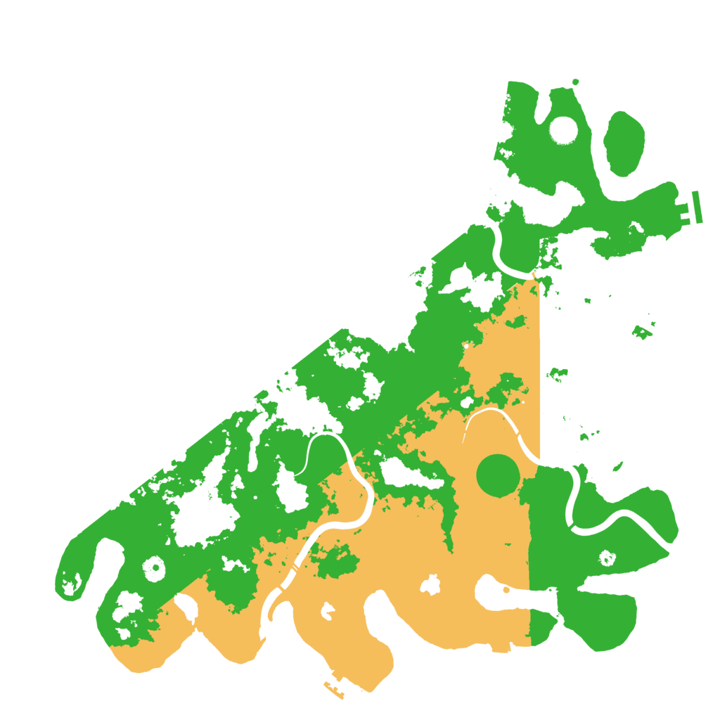 Biome Rust Map: Procedural Map, Size: 4500, Seed: 1517049639