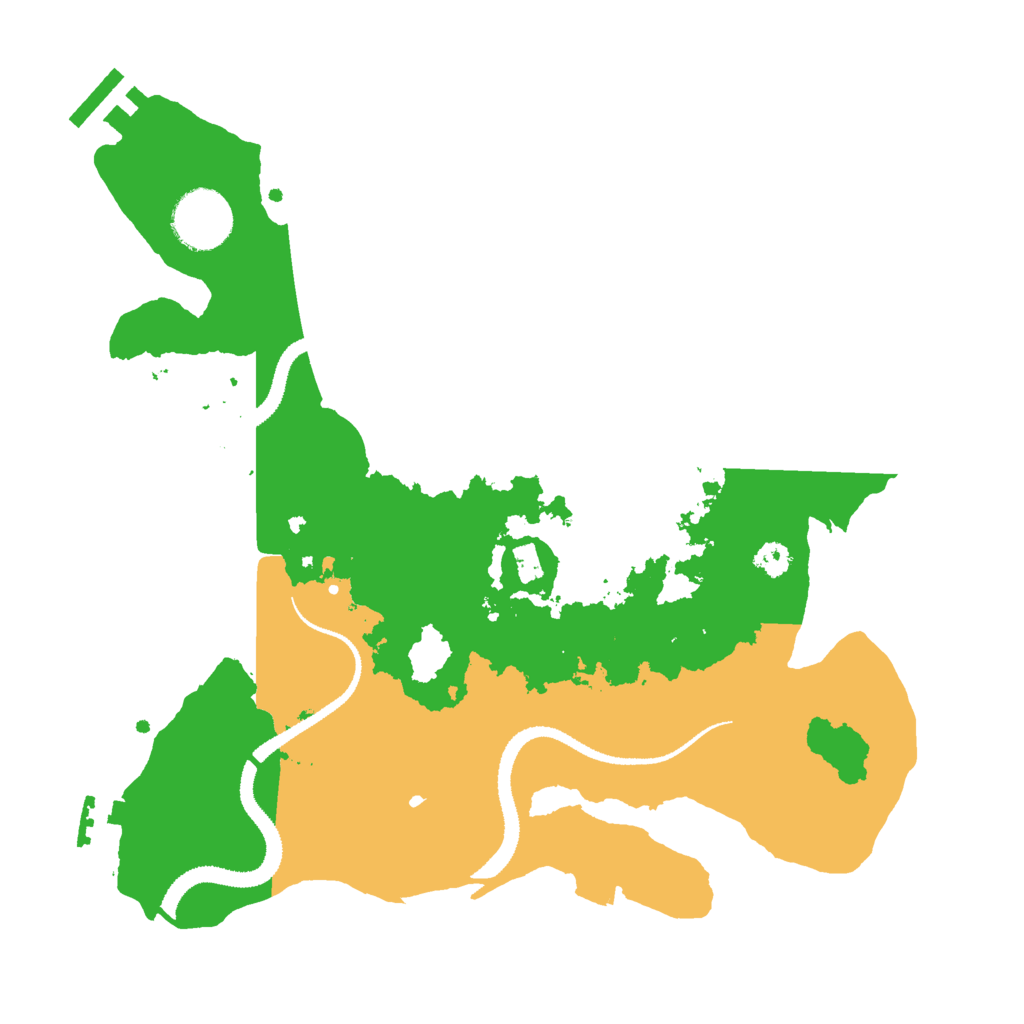 Biome Rust Map: Procedural Map, Size: 3000, Seed: 1626675418