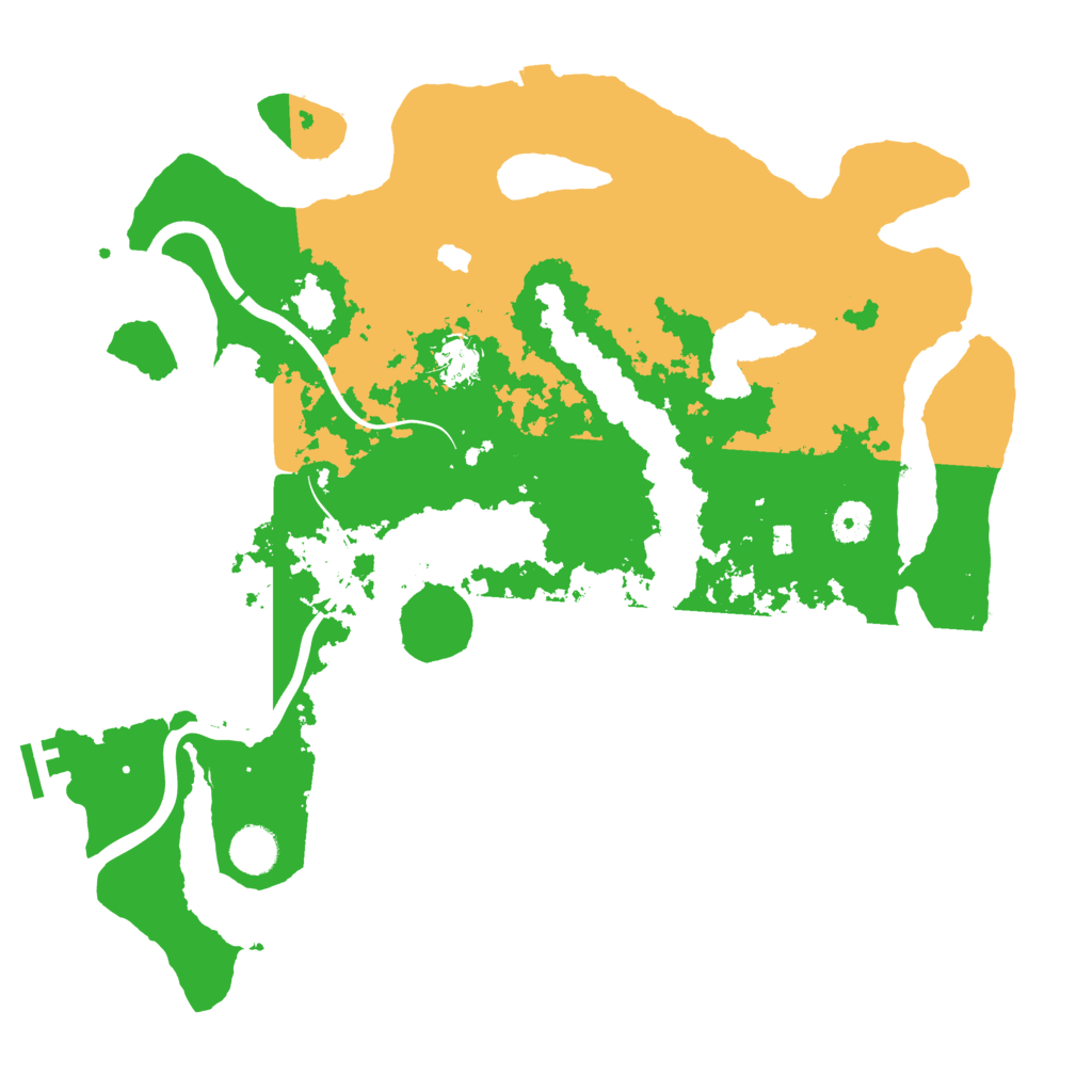 Biome Rust Map: Procedural Map, Size: 4000, Seed: 3549877
