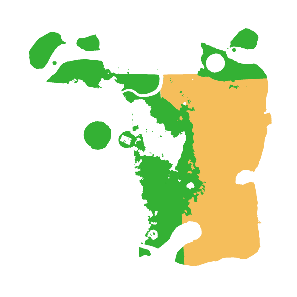 Biome Rust Map: Procedural Map, Size: 3000, Seed: 276757562