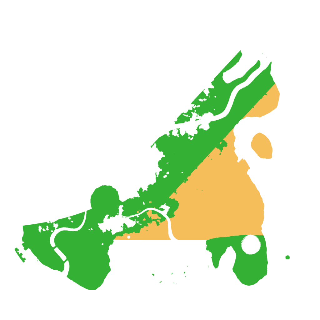 Biome Rust Map: Procedural Map, Size: 3000, Seed: 408820901