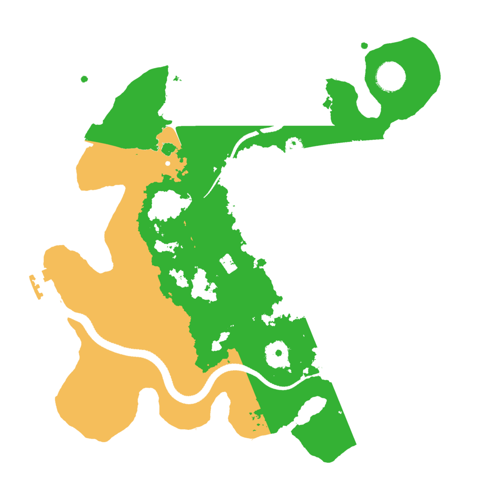 Biome Rust Map: Procedural Map, Size: 3000, Seed: 5825312