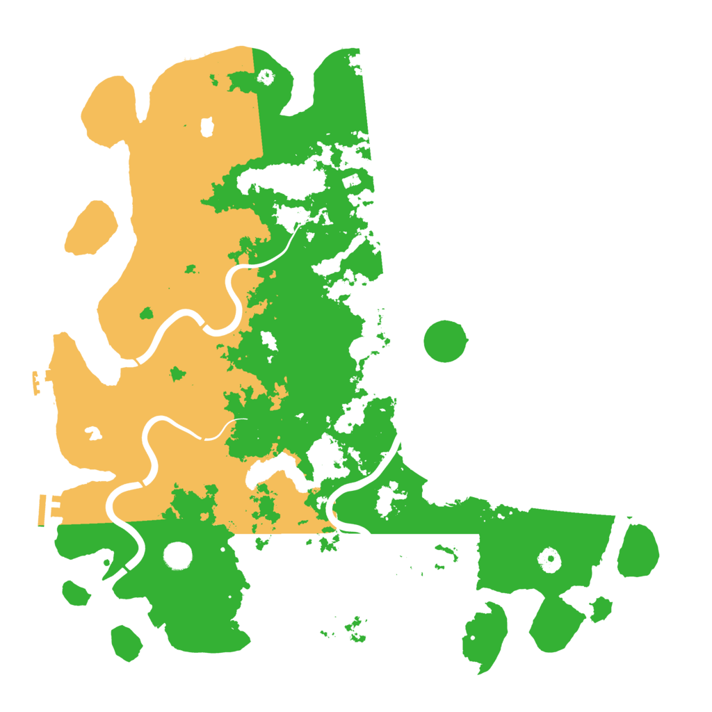 Biome Rust Map: Procedural Map, Size: 4500, Seed: 38692254