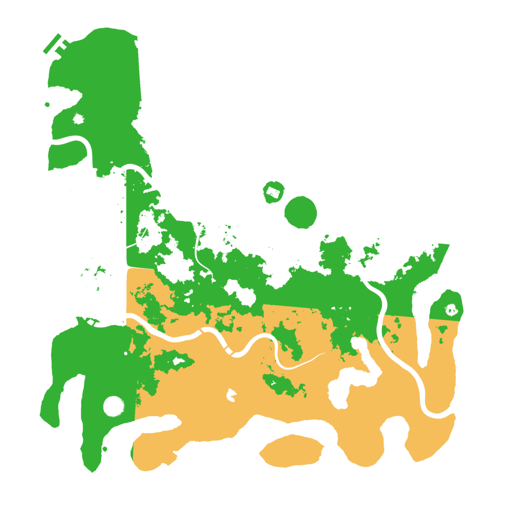 Biome Rust Map: Procedural Map, Size: 4300, Seed: 579469431