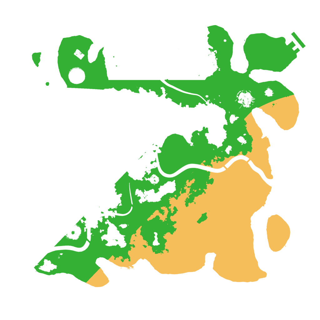 Biome Rust Map: Procedural Map, Size: 3500, Seed: 1755310469