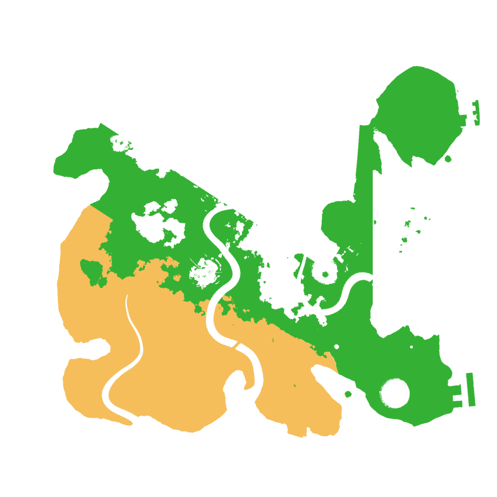 Biome Rust Map: Procedural Map, Size: 3000, Seed: 233470560