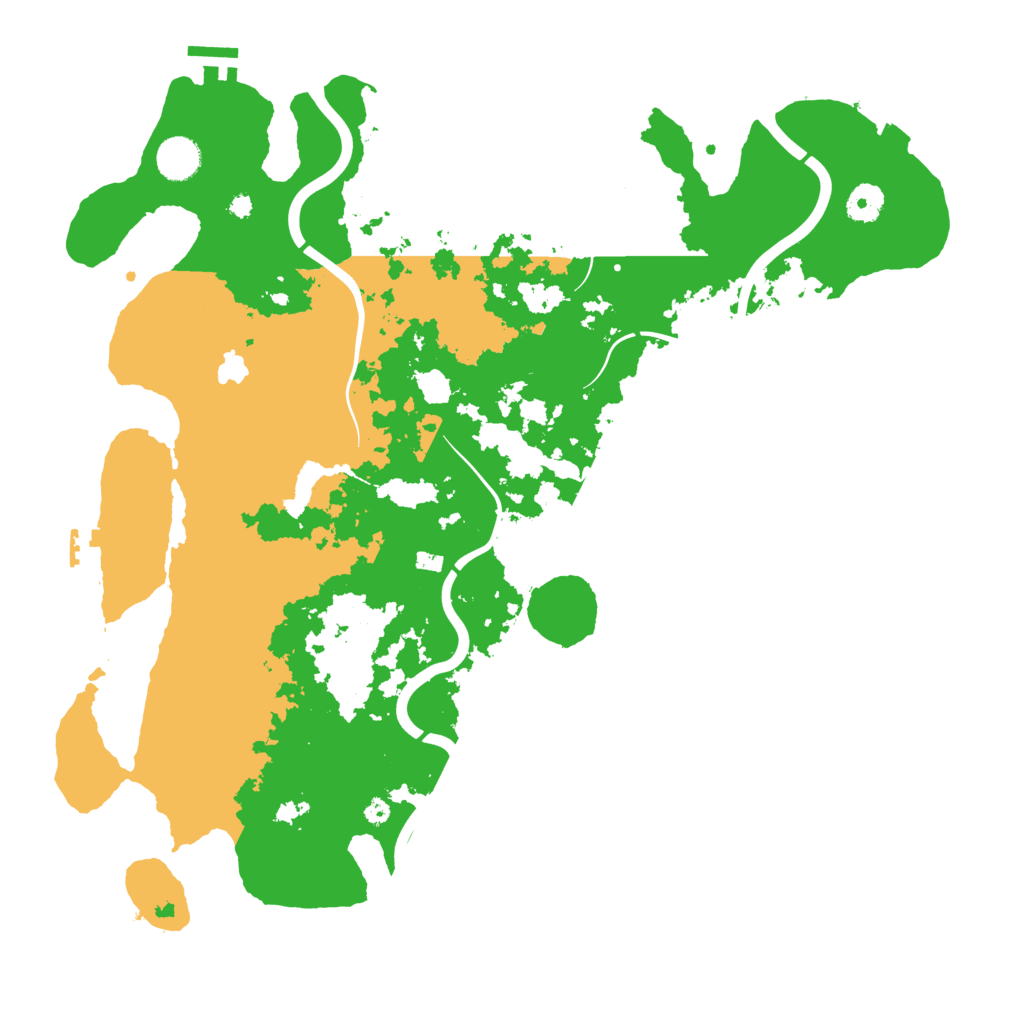 Biome Rust Map: Procedural Map, Size: 4100, Seed: 242424