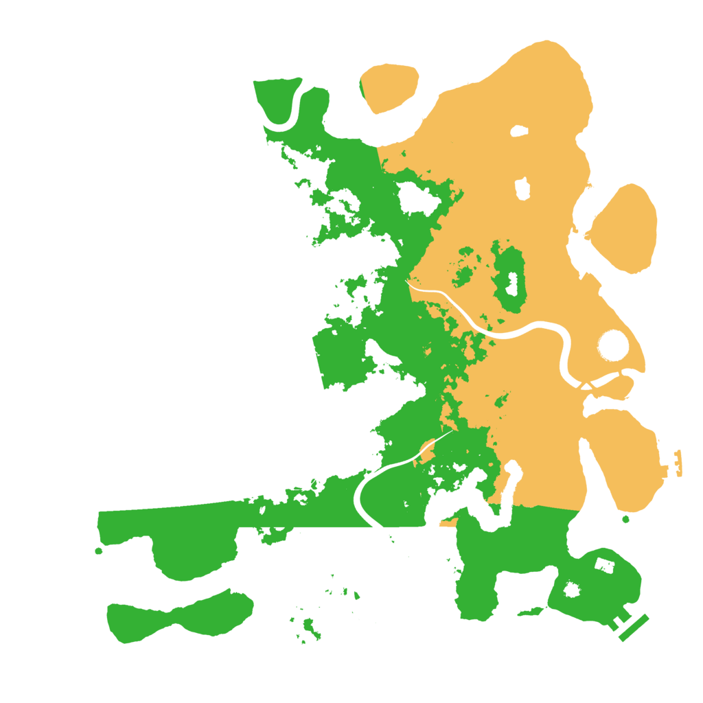 Biome Rust Map: Procedural Map, Size: 4000, Seed: 991402285