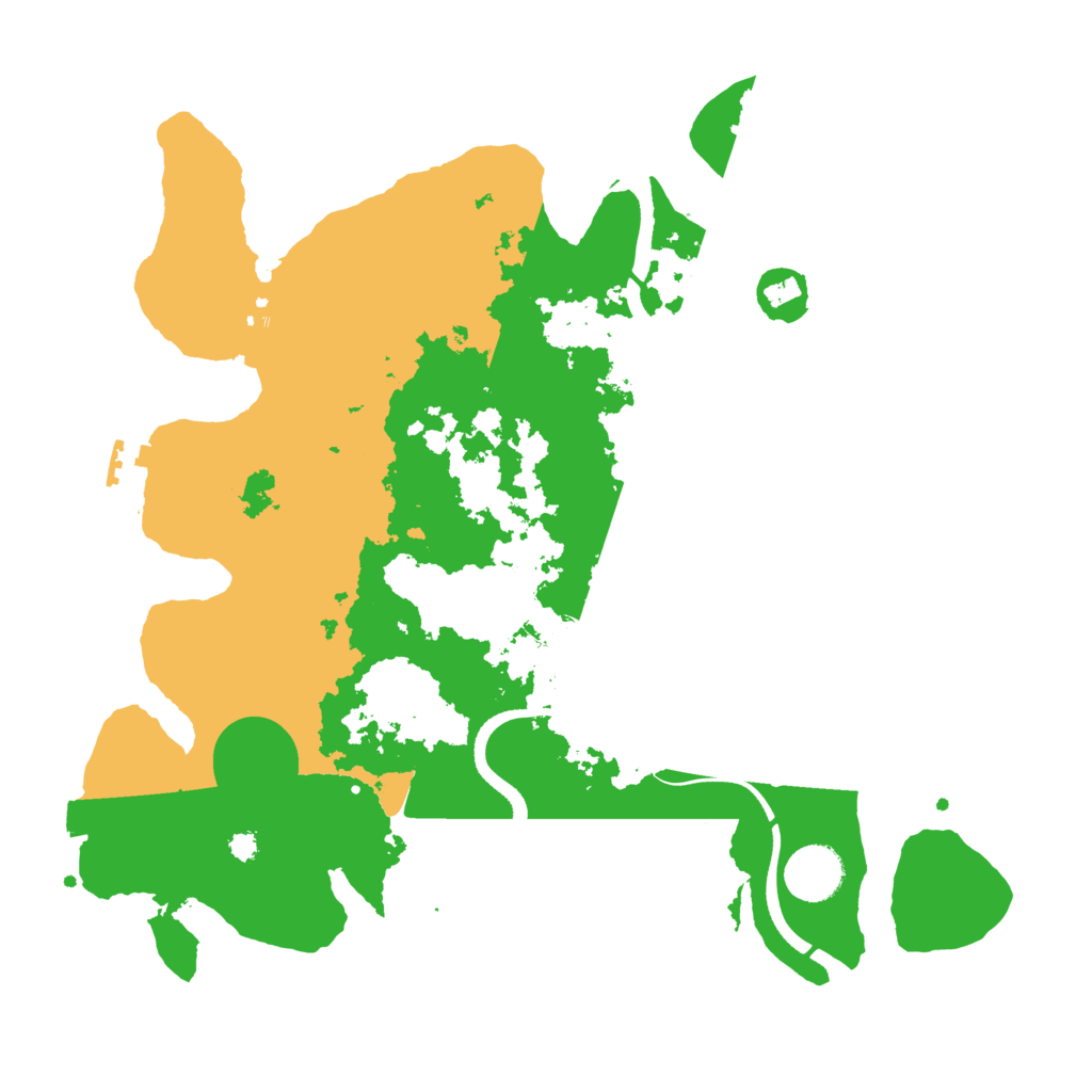 Biome Rust Map: Procedural Map, Size: 3500, Seed: 1810374028
