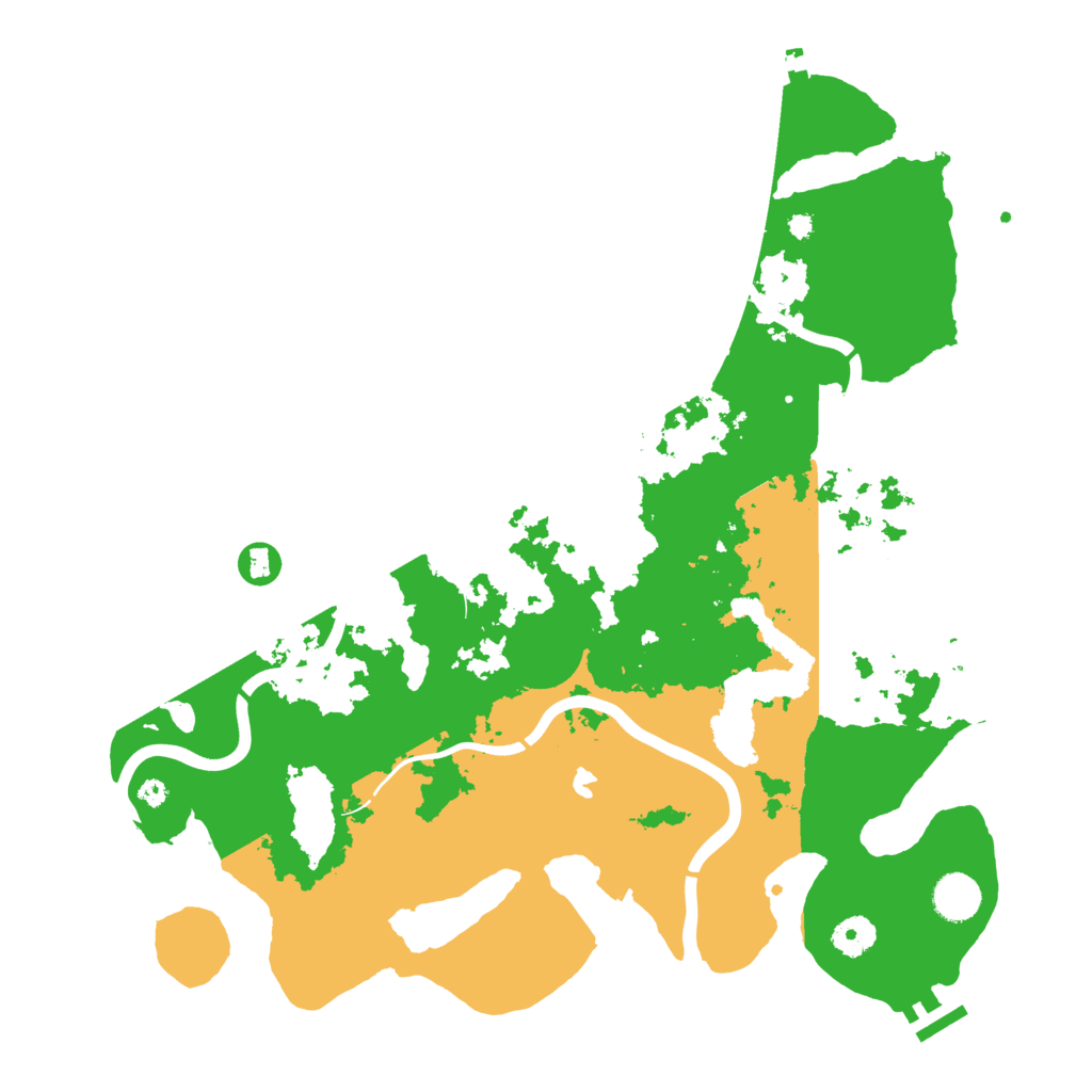 Biome Rust Map: Procedural Map, Size: 4000, Seed: 26345
