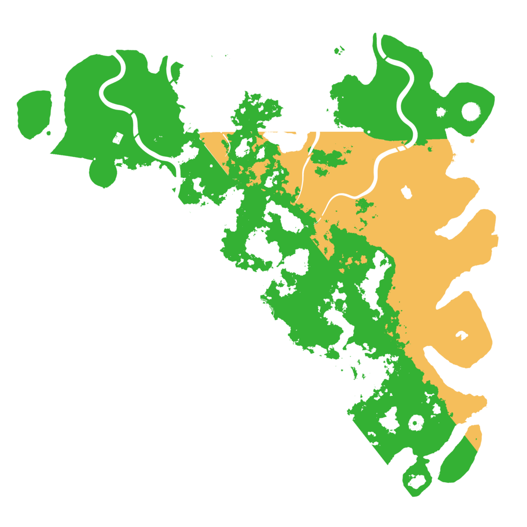 Biome Rust Map: Procedural Map, Size: 5000, Seed: 472946