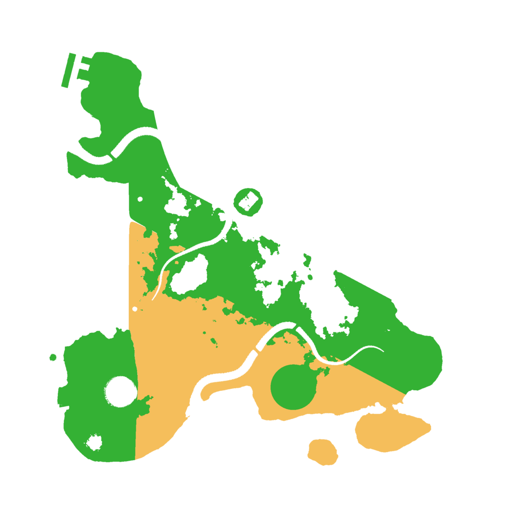 Biome Rust Map: Procedural Map, Size: 3000, Seed: 30096