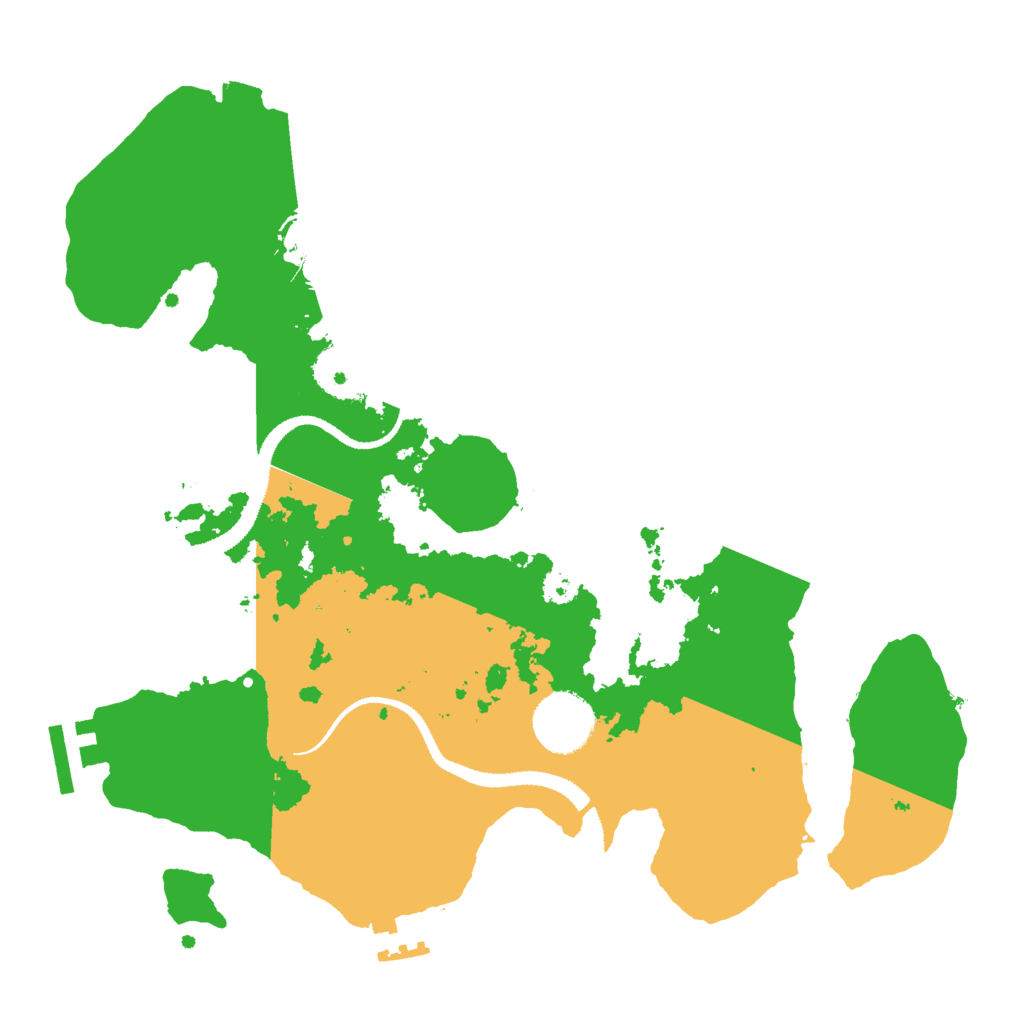 Biome Rust Map: Procedural Map, Size: 3000, Seed: 735675