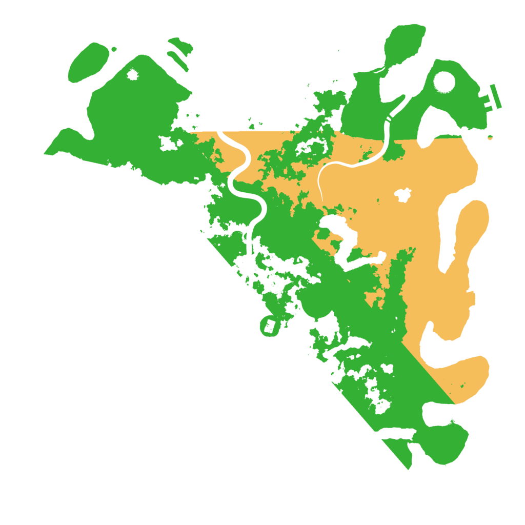 Biome Rust Map: Procedural Map, Size: 4300, Seed: 226904623