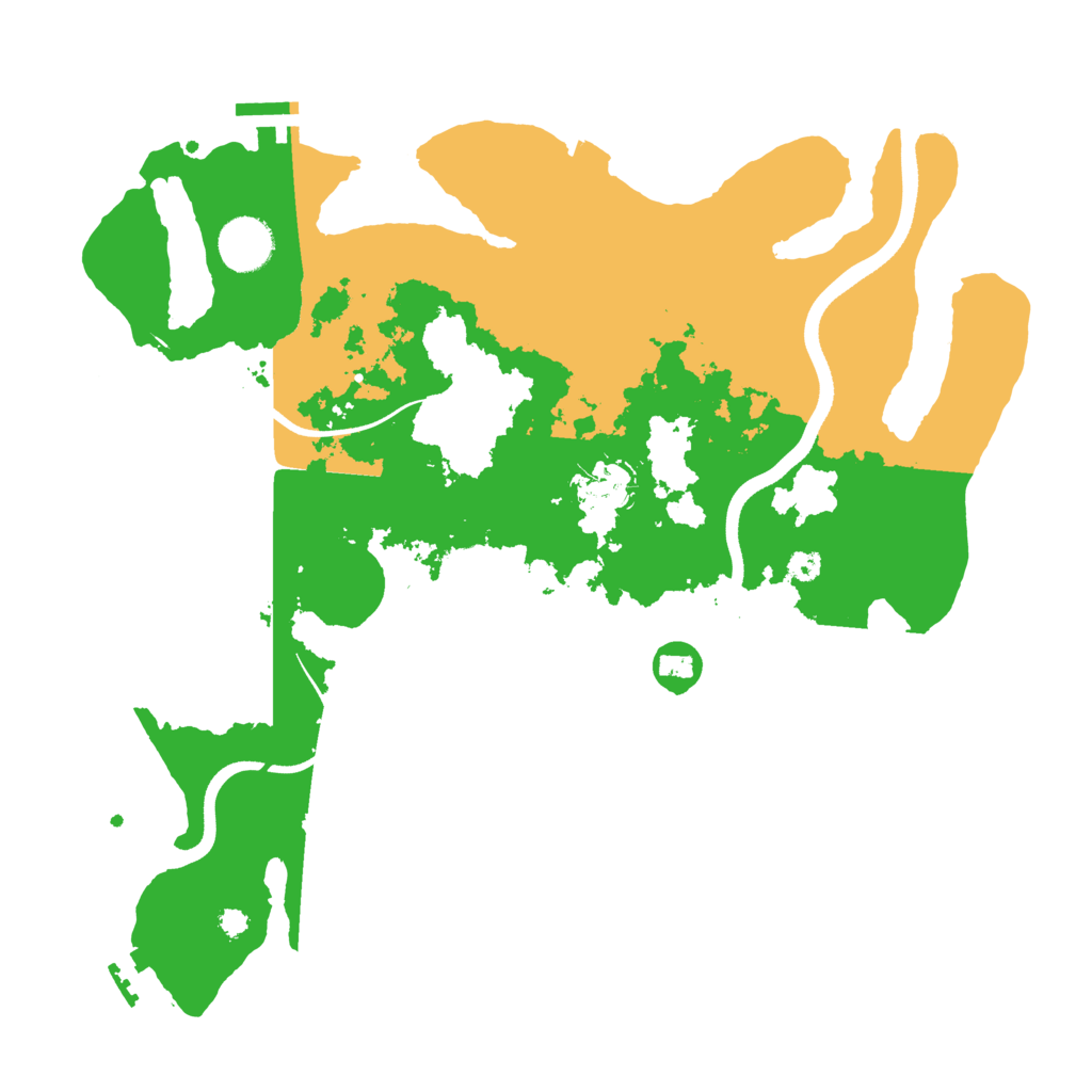 Biome Rust Map: Procedural Map, Size: 3500, Seed: 1932034113