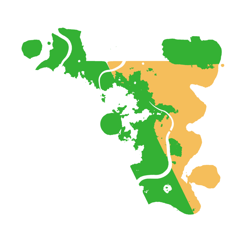 Biome Rust Map: Procedural Map, Size: 3000, Seed: 85655544