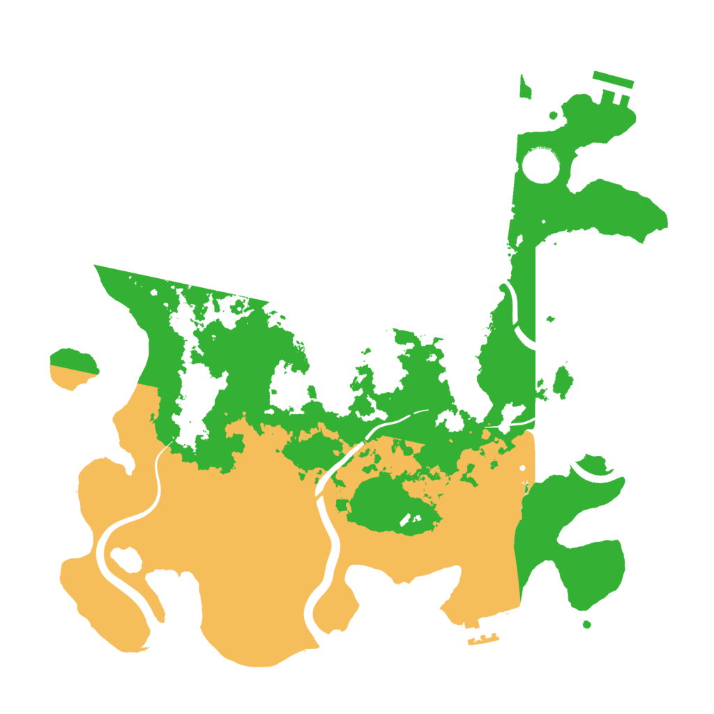 Biome Rust Map: Procedural Map, Size: 3500, Seed: 1072444248