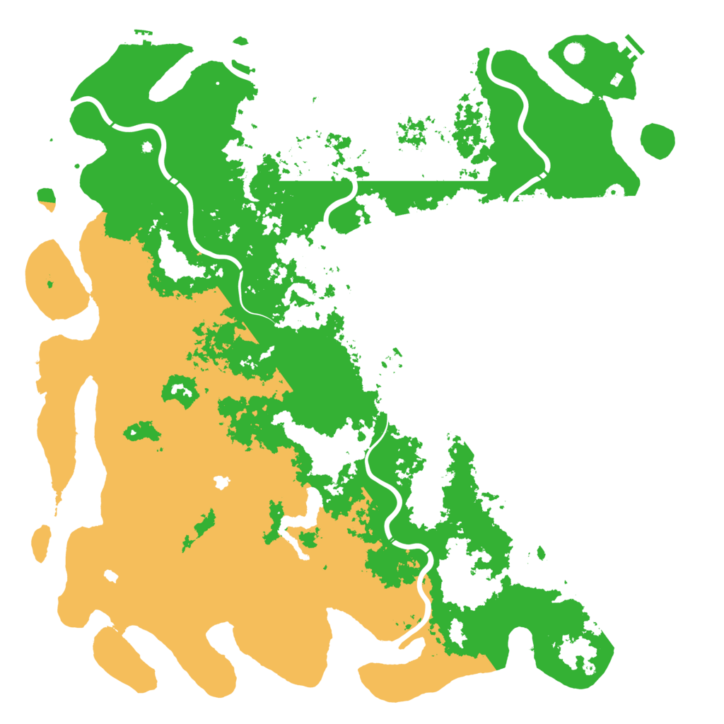Biome Rust Map: Procedural Map, Size: 6000, Seed: 749756409