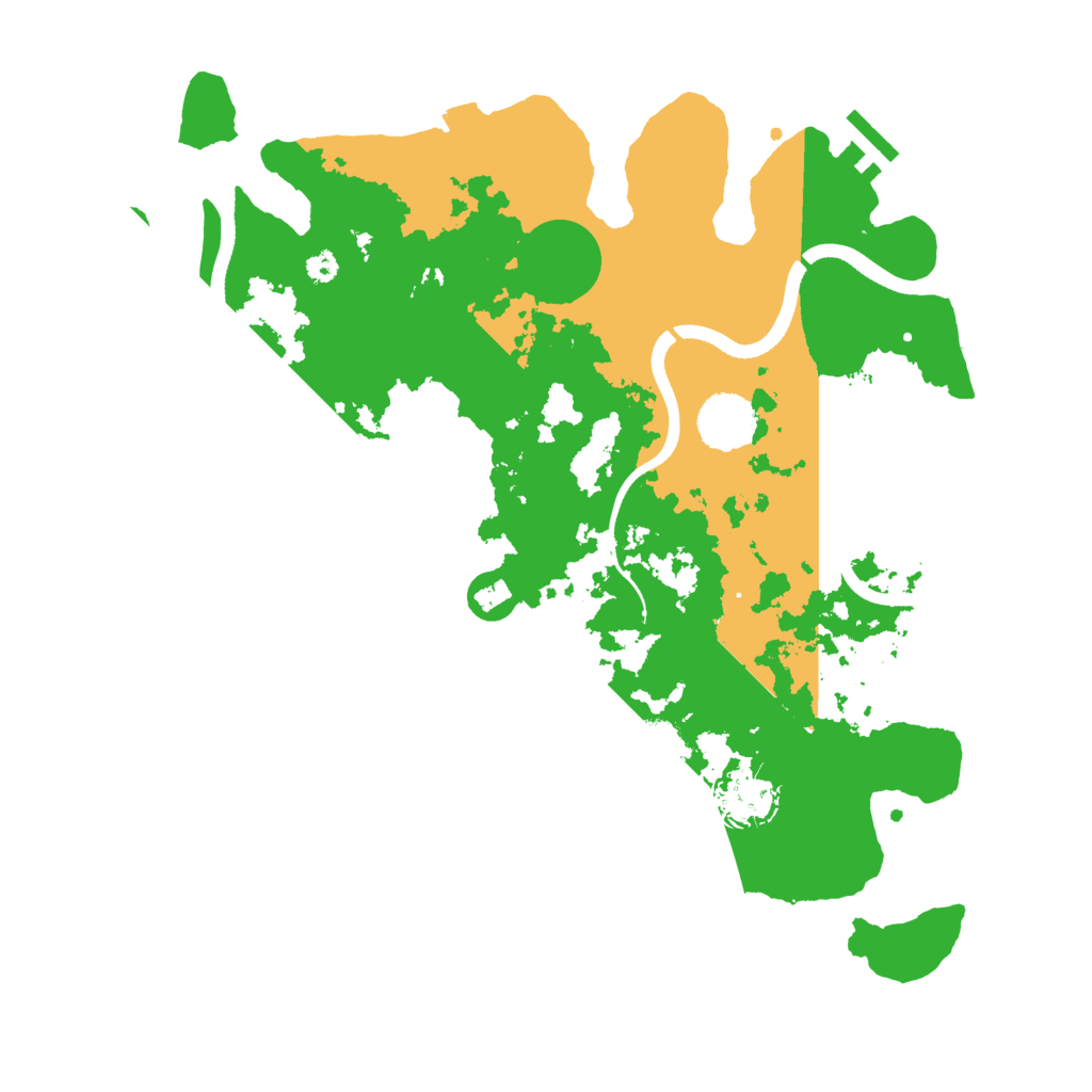 Biome Rust Map: Procedural Map, Size: 3500, Seed: 818813469