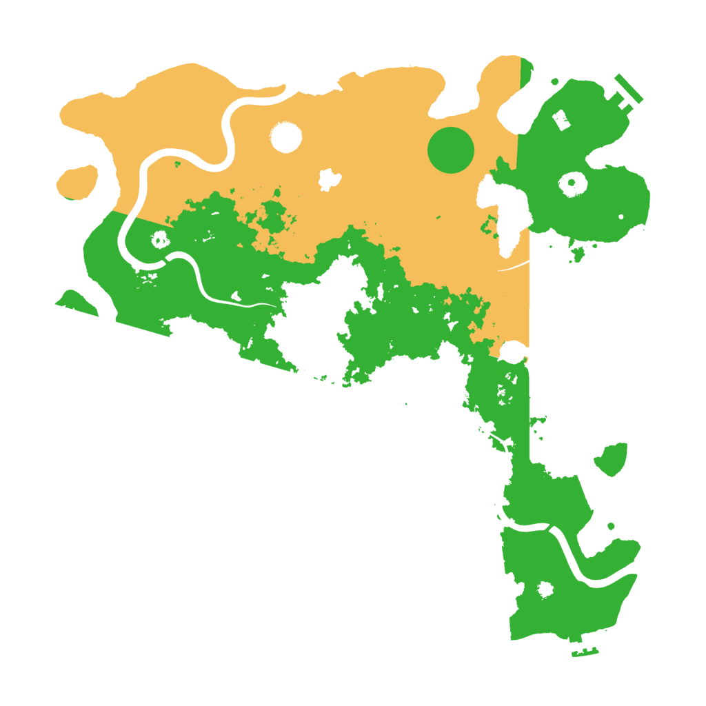 Biome Rust Map: Procedural Map, Size: 4000, Seed: 134135240