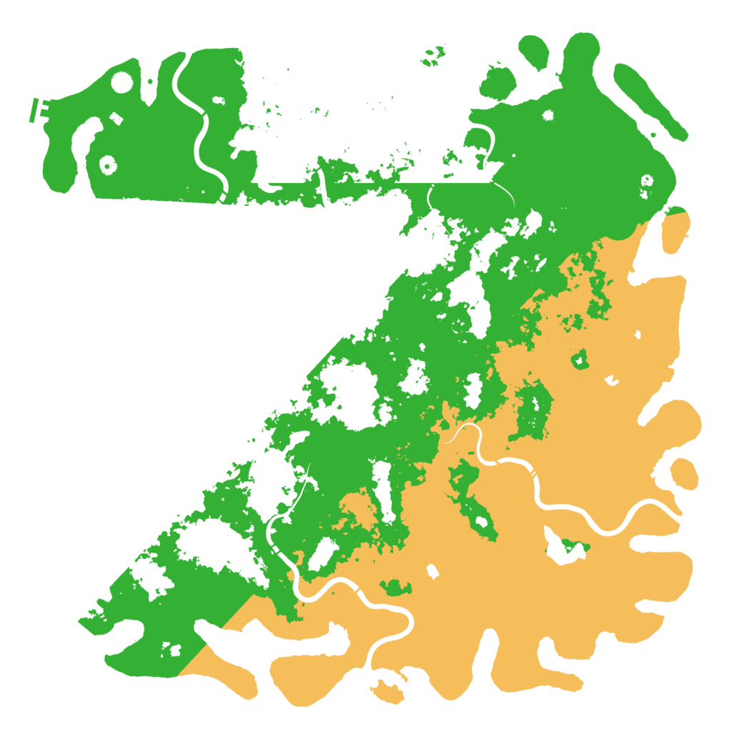 Biome Rust Map: Procedural Map, Size: 6000, Seed: 1271558806