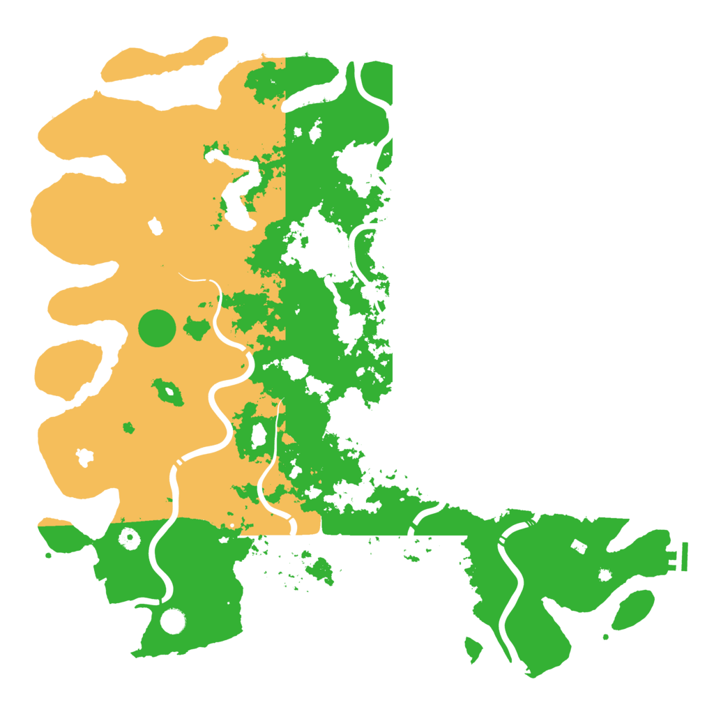 Biome Rust Map: Procedural Map, Size: 5000, Seed: 1321772223