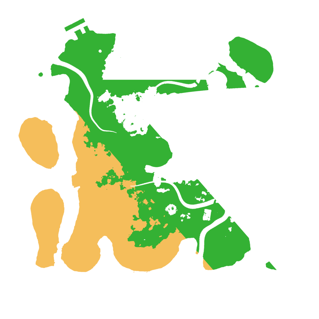 Biome Rust Map: Procedural Map, Size: 3000, Seed: 453366