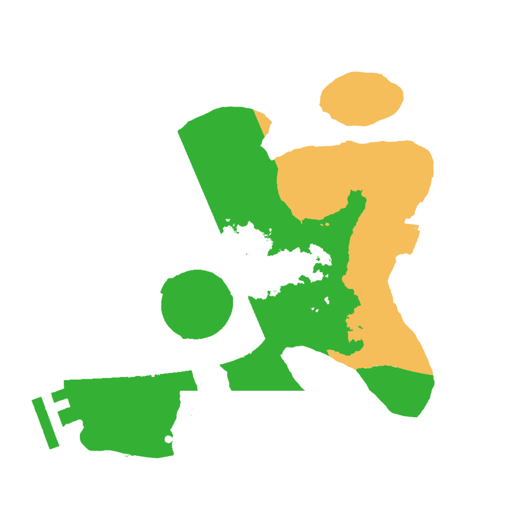 Biome Rust Map: Procedural Map, Size: 2000, Seed: 991332781