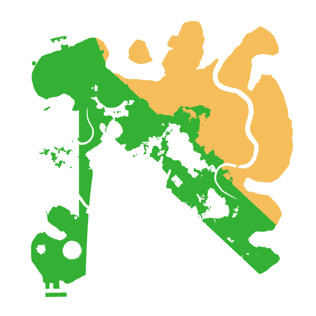 Biome Rust Map: Procedural Map, Size: 3000, Seed: 271868739