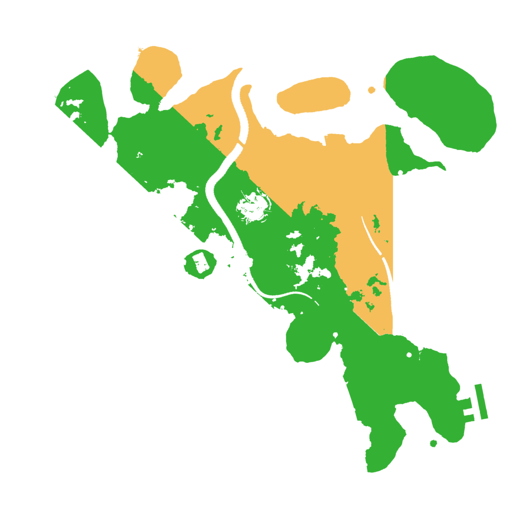 Biome Rust Map: Procedural Map, Size: 3000, Seed: 17227