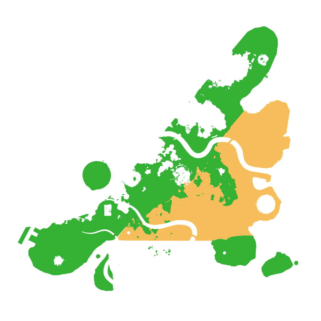 Biome Rust Map: Procedural Map, Size: 3000, Seed: 407569123