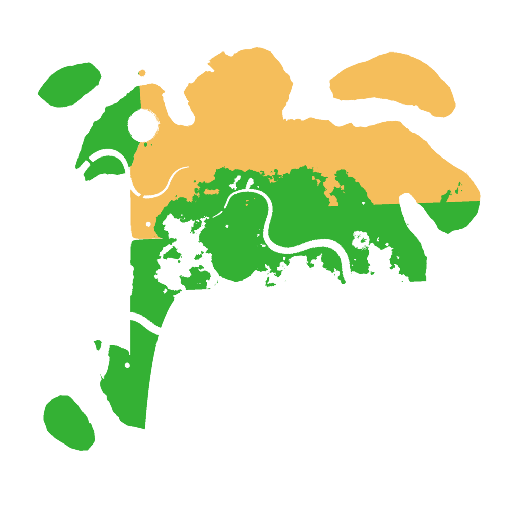 Biome Rust Map: Procedural Map, Size: 3000, Seed: 81289